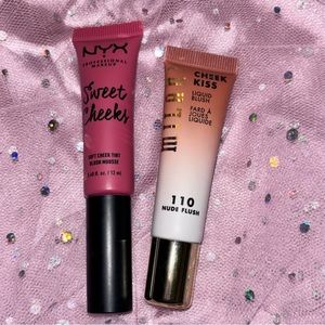 💝New Milani and Nyx cosmetics liquid blushes 💝